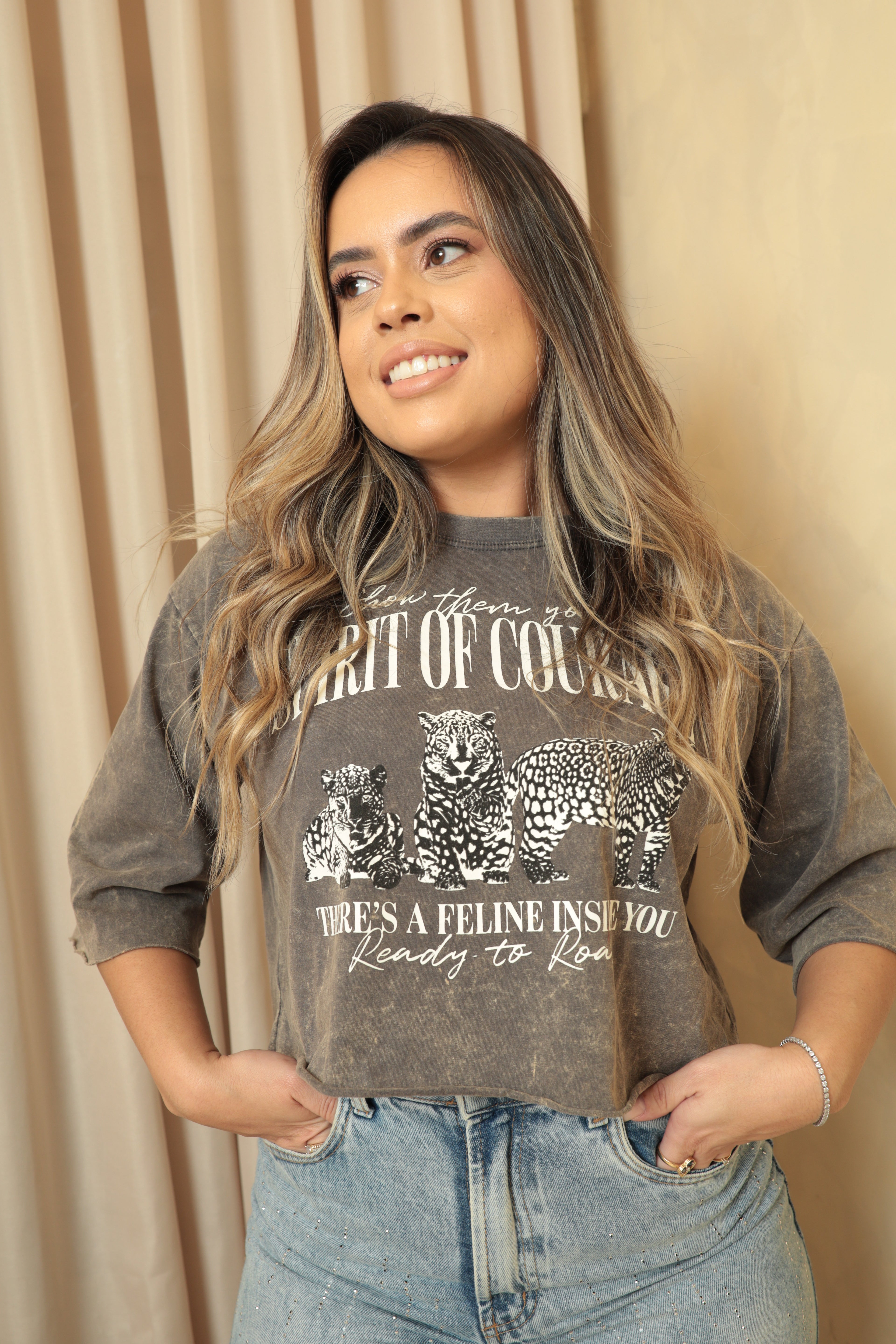 T-Shirt Cropped Estonada Wild