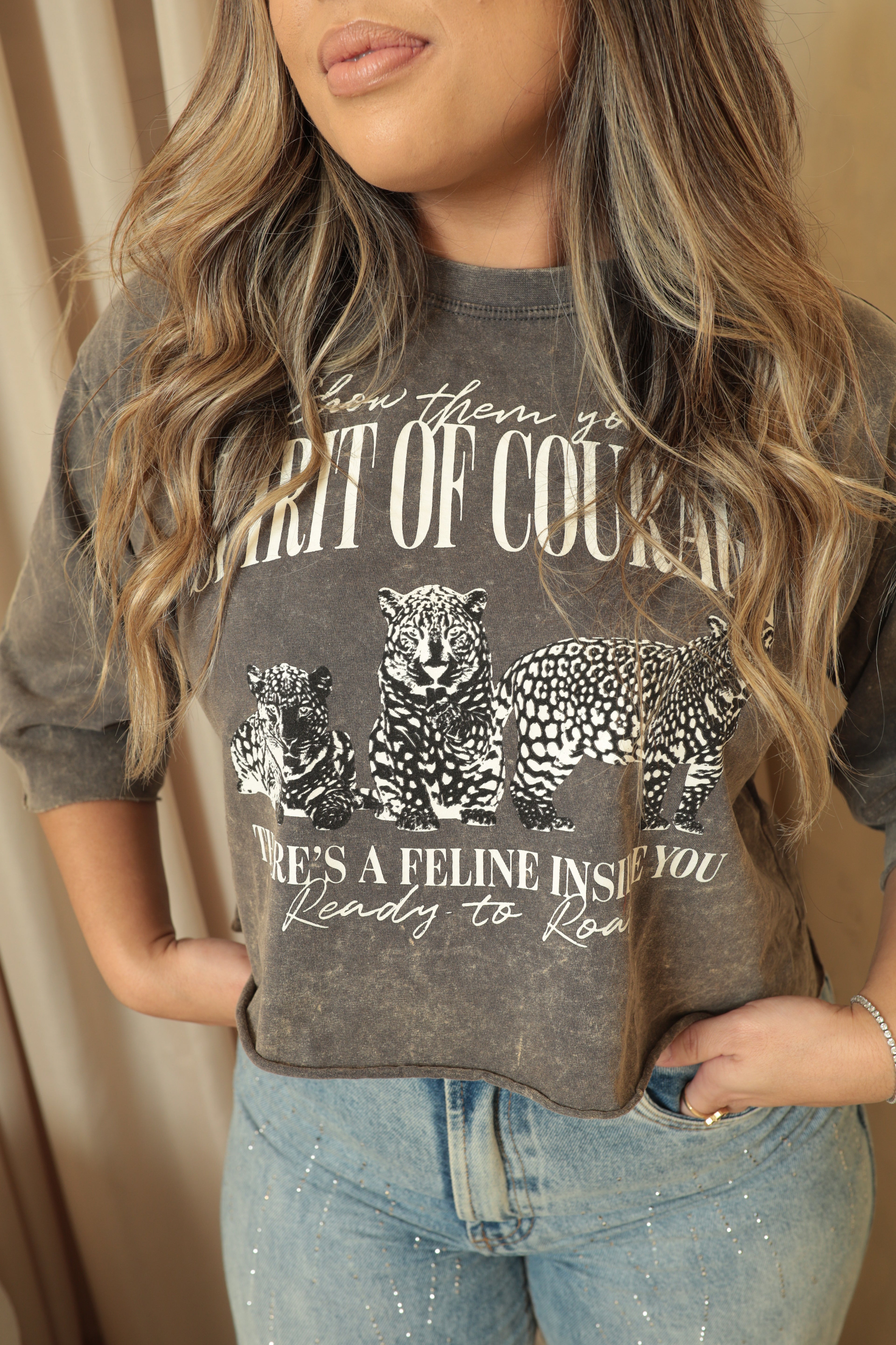 T-Shirt Cropped Estonada Wild