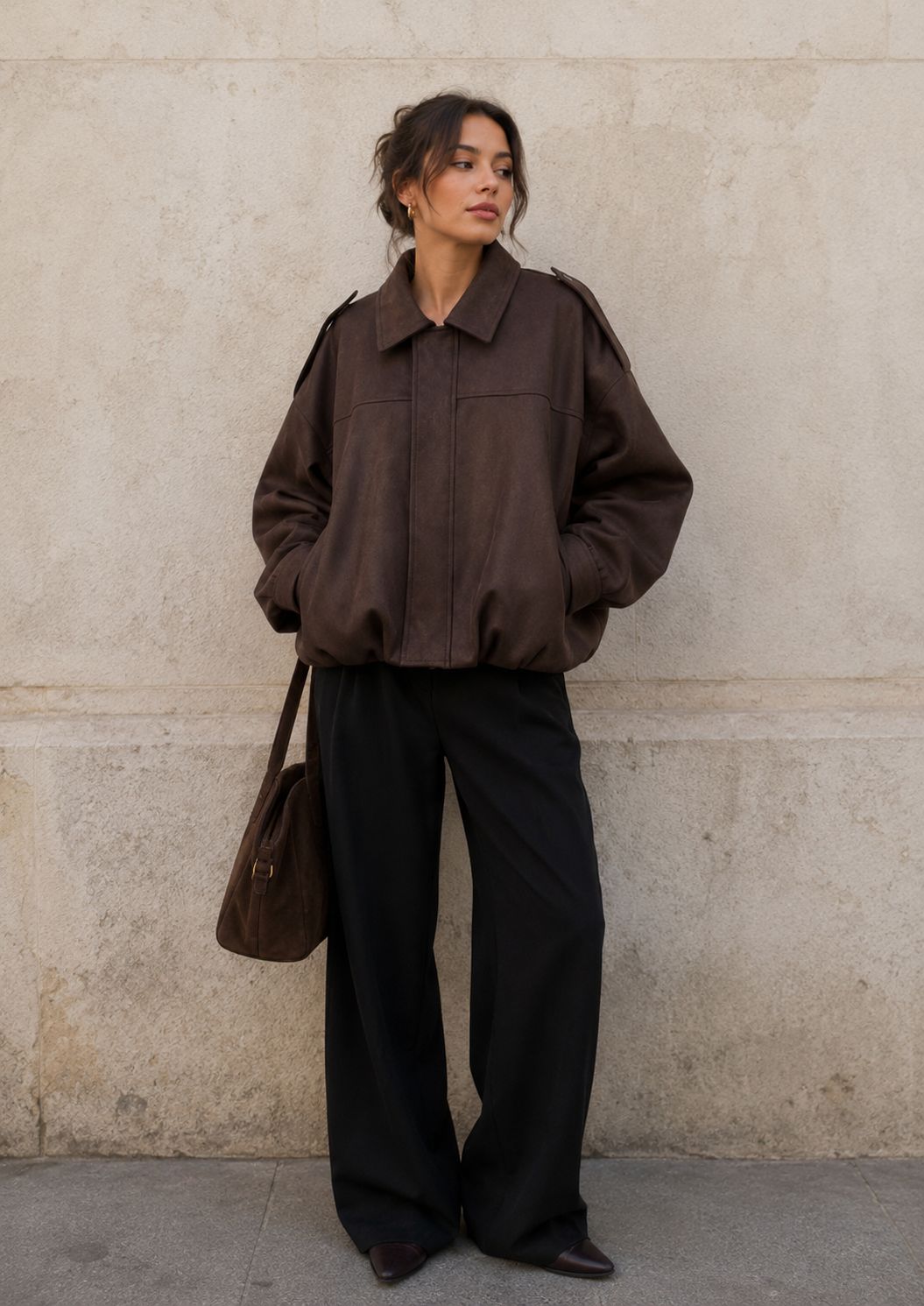 Jaqueta Bomber Oversized