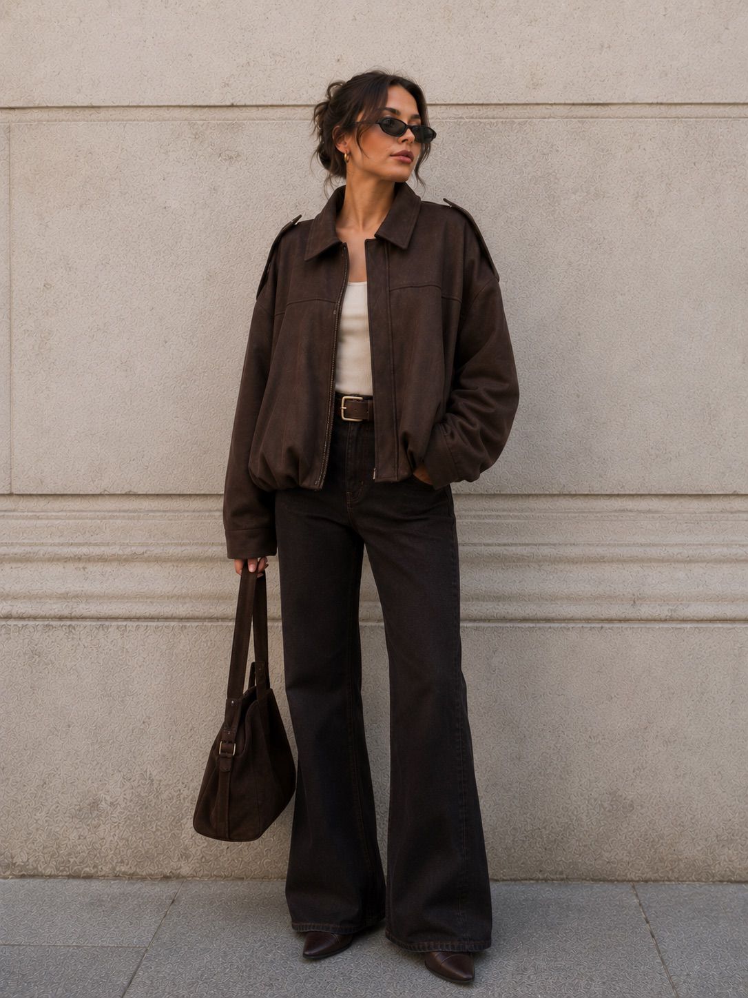 Jaqueta Bomber Oversized