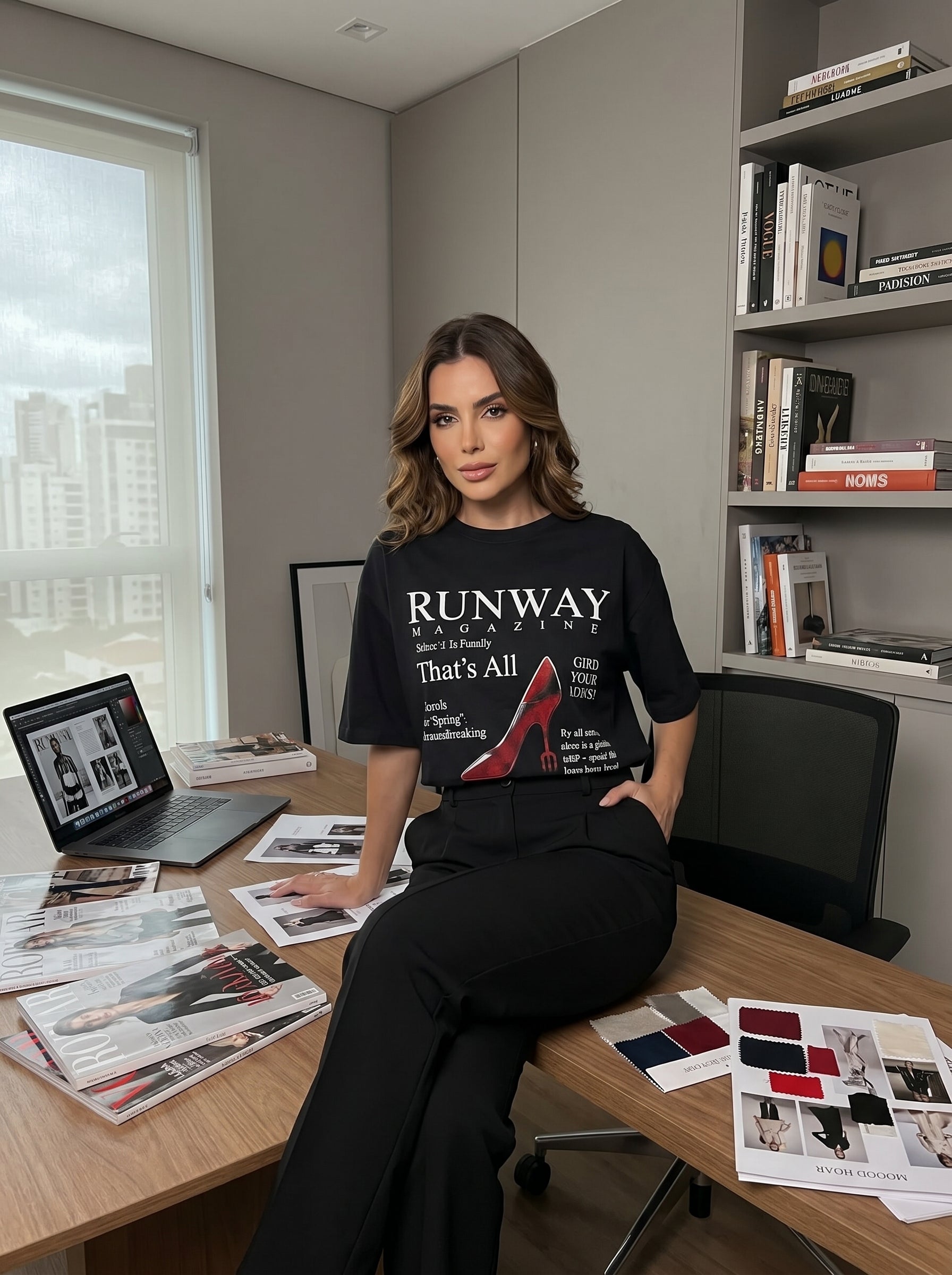 T-shirt Maxi Runway | O Diabo Veste Prada