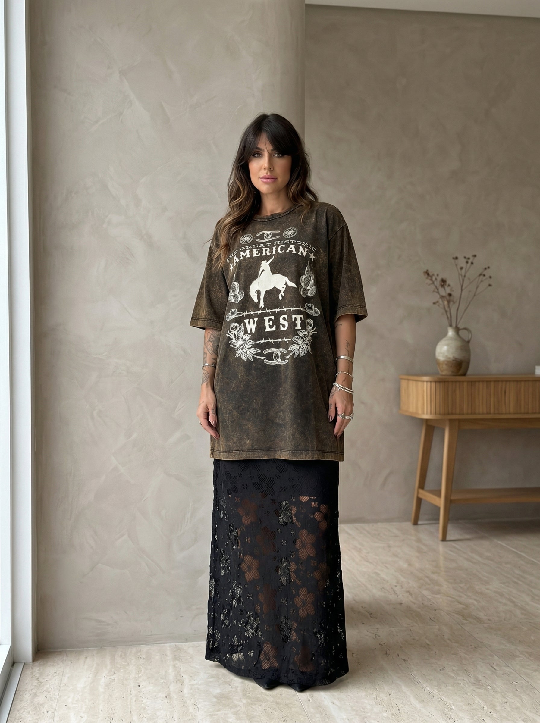 T-shirt Longa Estonada West