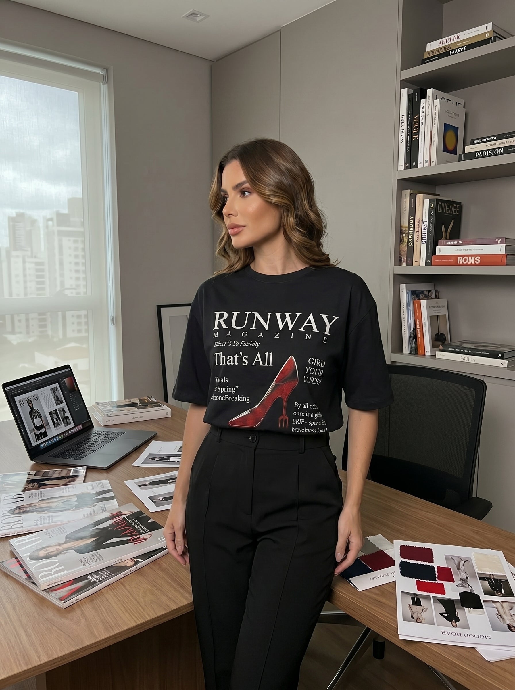 T-shirt Maxi Runway | O Diabo Veste Prada